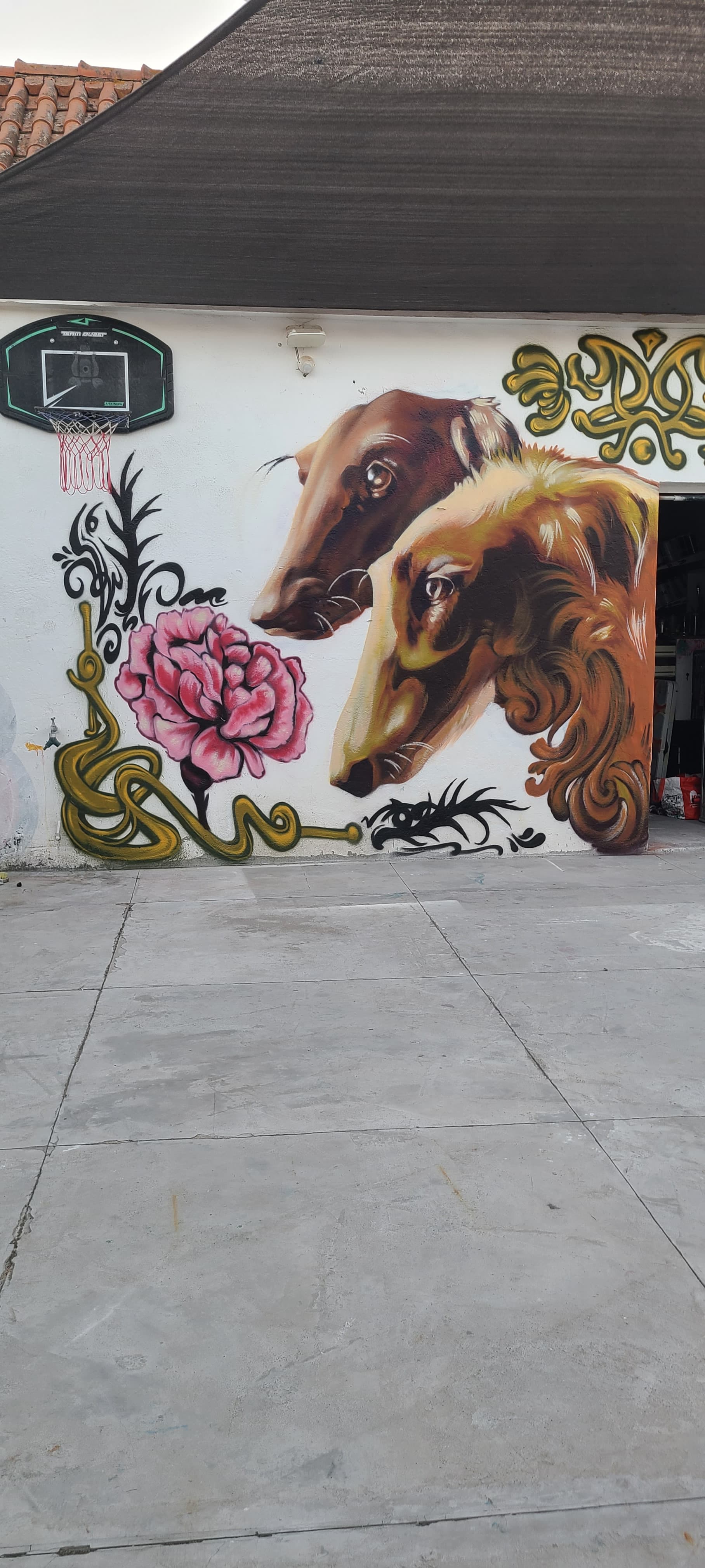 Bull Portrait with Single Rose — gallery image 1