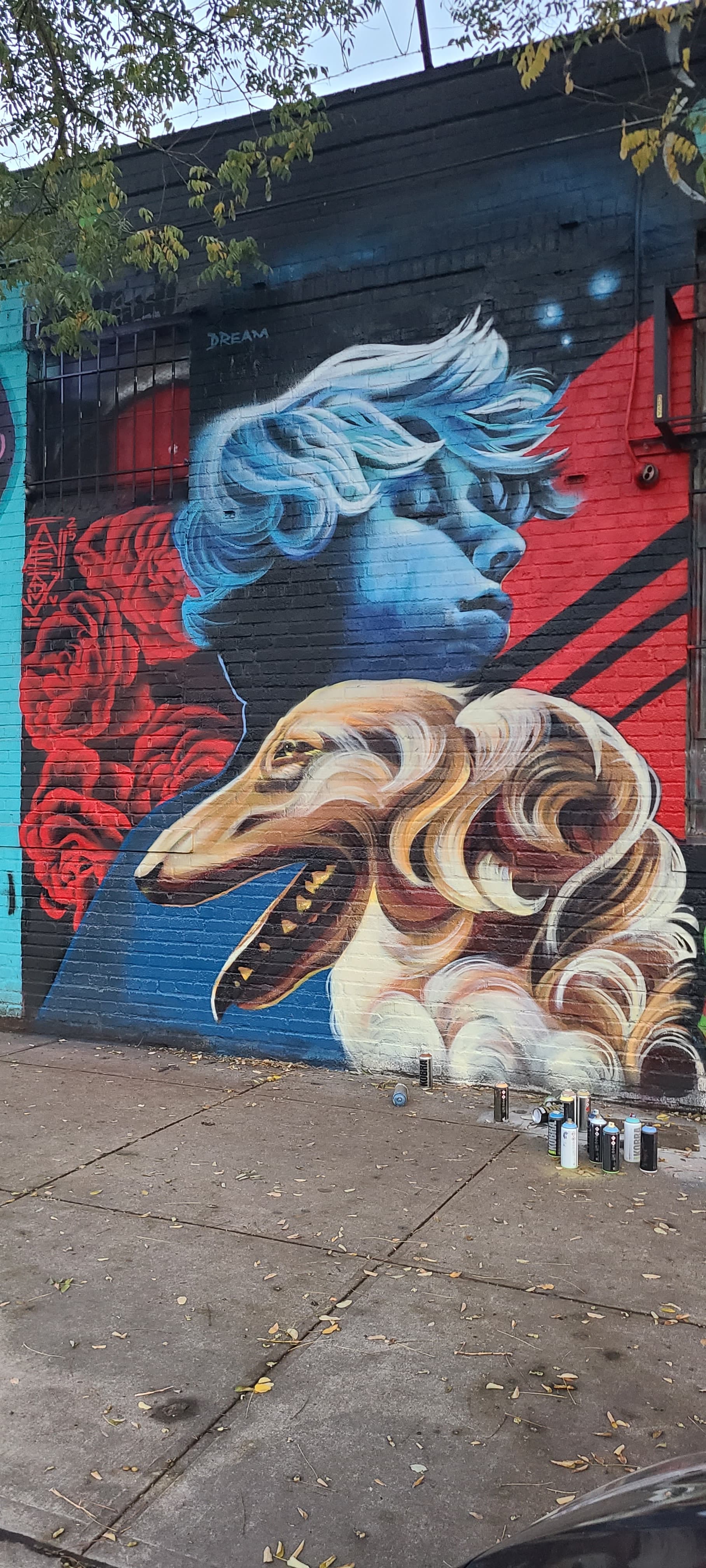 Woman with Flowing Hair & Roses — gallery image 1