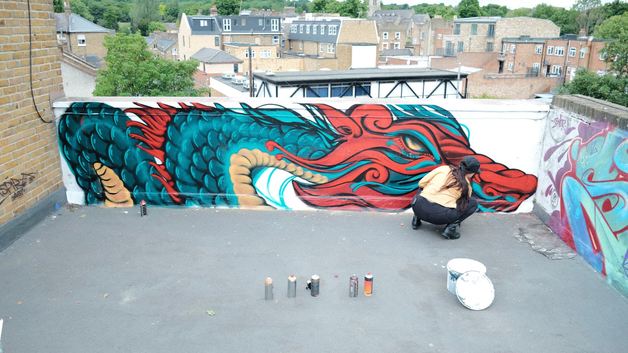 Dragon on a Rooftop — gallery image 1